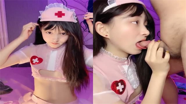 骚女友白丝护士制服诱惑，巨乳浪穴被狂操内射，浪叫求操欲罢不能